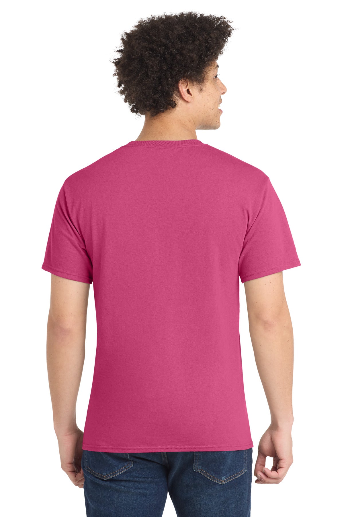 Custom Embroidered Port & Co T-Shirts  in Sangria