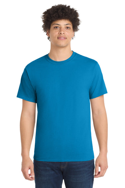 Custom Embroidered Port & Co T-Shirts  in Sapphire