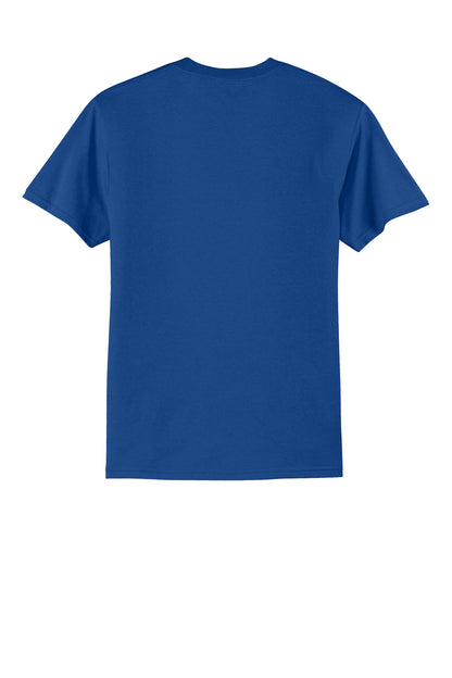 Custom Embroidered Port & Co T-Shirts  in True Royal
