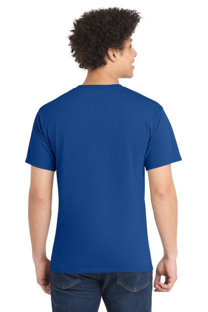 Custom Embroidered Port & Co T-Shirts  in True Royal