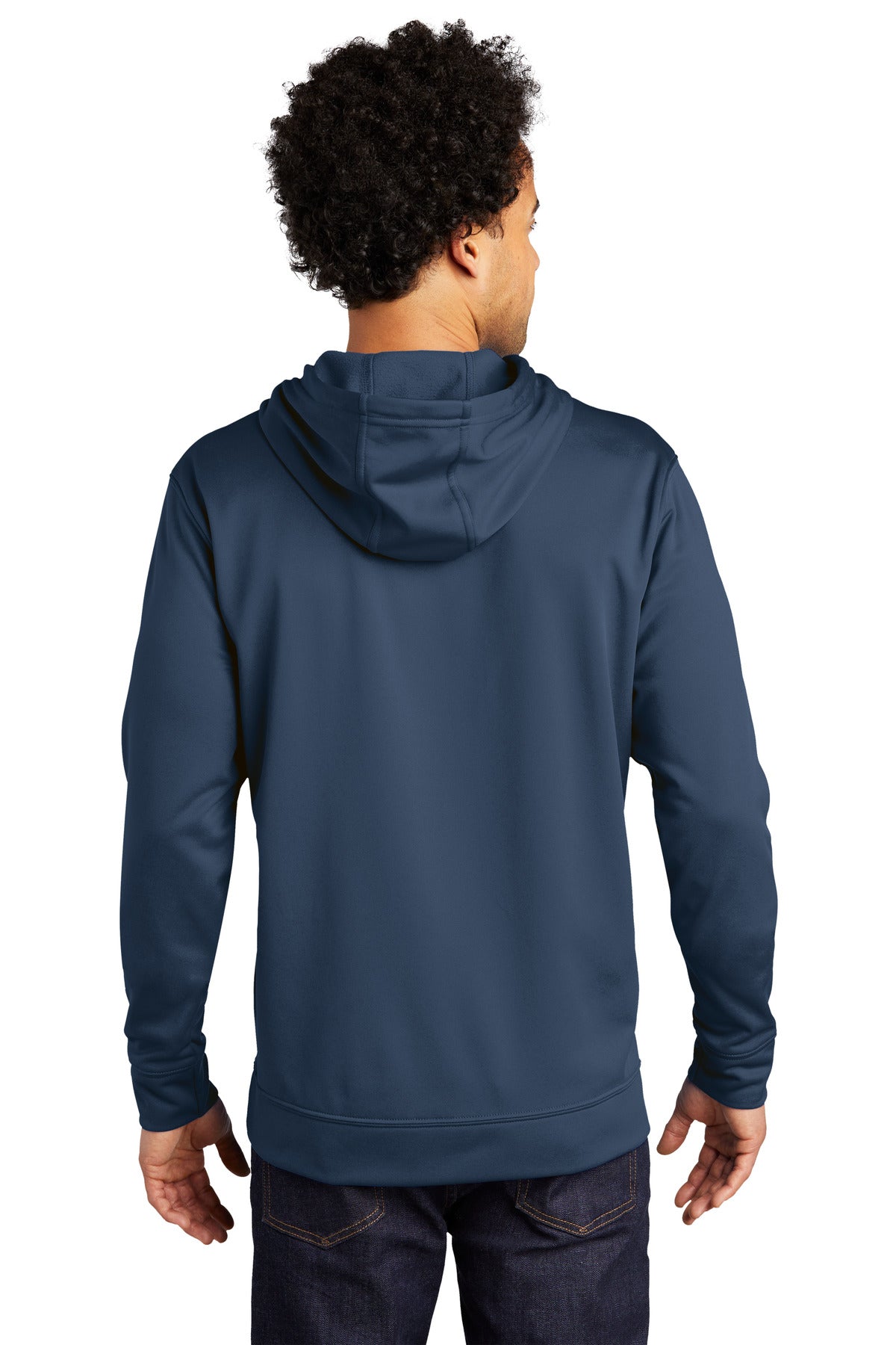 Custom Embroidered Port & Company Performance Fleece Pullover Hooded Sweatshirt. PC590H,Deep Navy