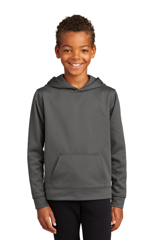 Port & CompanyYouth Performance Fleece Pullover Hooded Sweatshirt. PC590YH