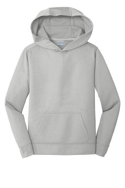 Port & CompanyYouth Performance Fleece Pullover Hooded Sweatshirt. PC590YH