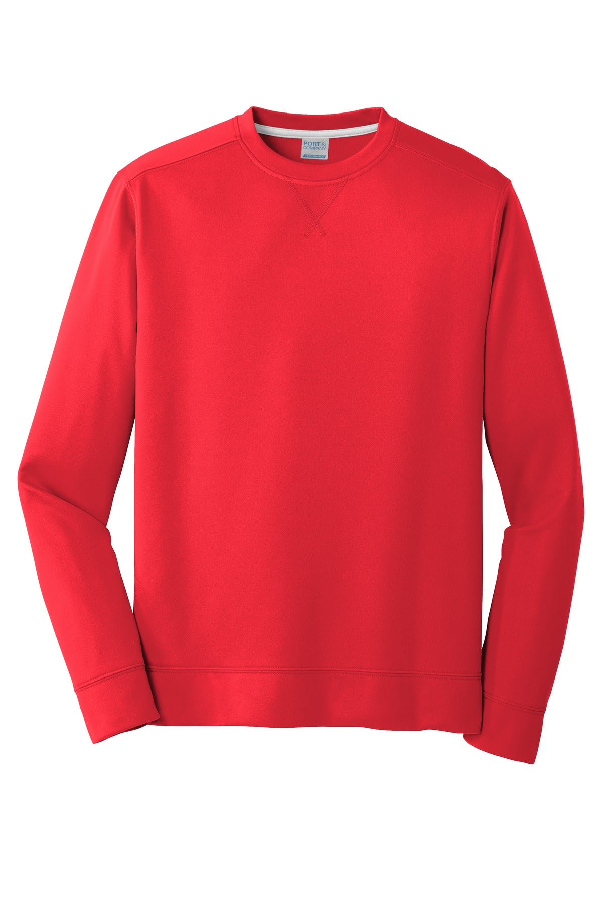 Custom Embroidered Port & Co Sweatshirts in Red
