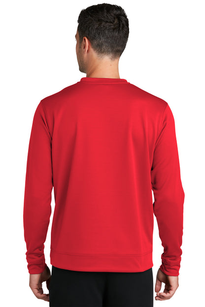 Custom Embroidered Port & Co Sweatshirts in Red