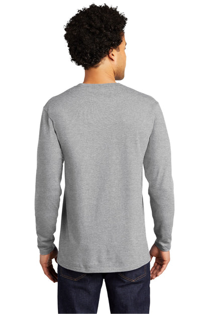 Custom Embroidered Port & Company Long Sleeve Bouncer Tee PC600LS,Athletic Heather