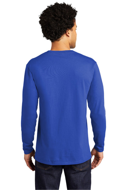 Custom Embroidered Port & Company Long Sleeve Bouncer Tee PC600LS,True Royal