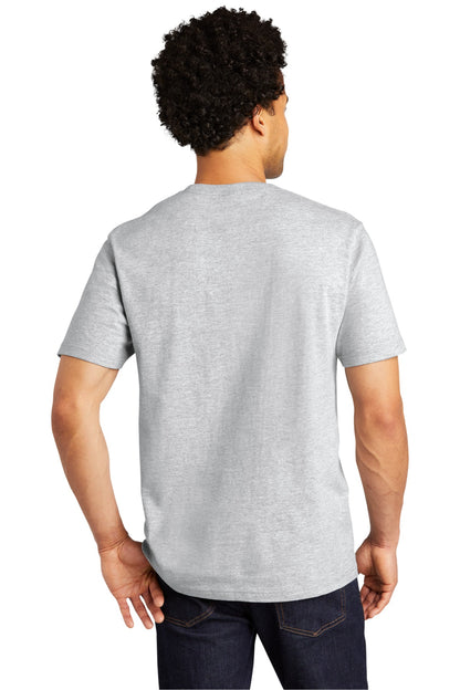 Custom Embroidered Port & Company Bouncer Pocket Tee PC600P,Ash
