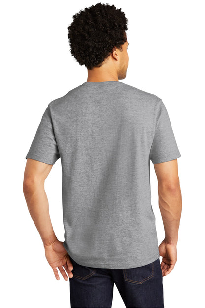 Custom Embroidered Port & Company Bouncer Pocket Tee PC600P,Athletic Heather