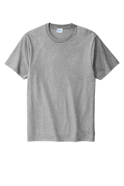 Custom Embroidered Port & Co T-Shirts  in Athletic Heather