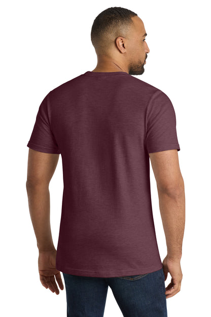 Custom Embroidered Port & Co T-Shirts  in Heather Athletic Maroon