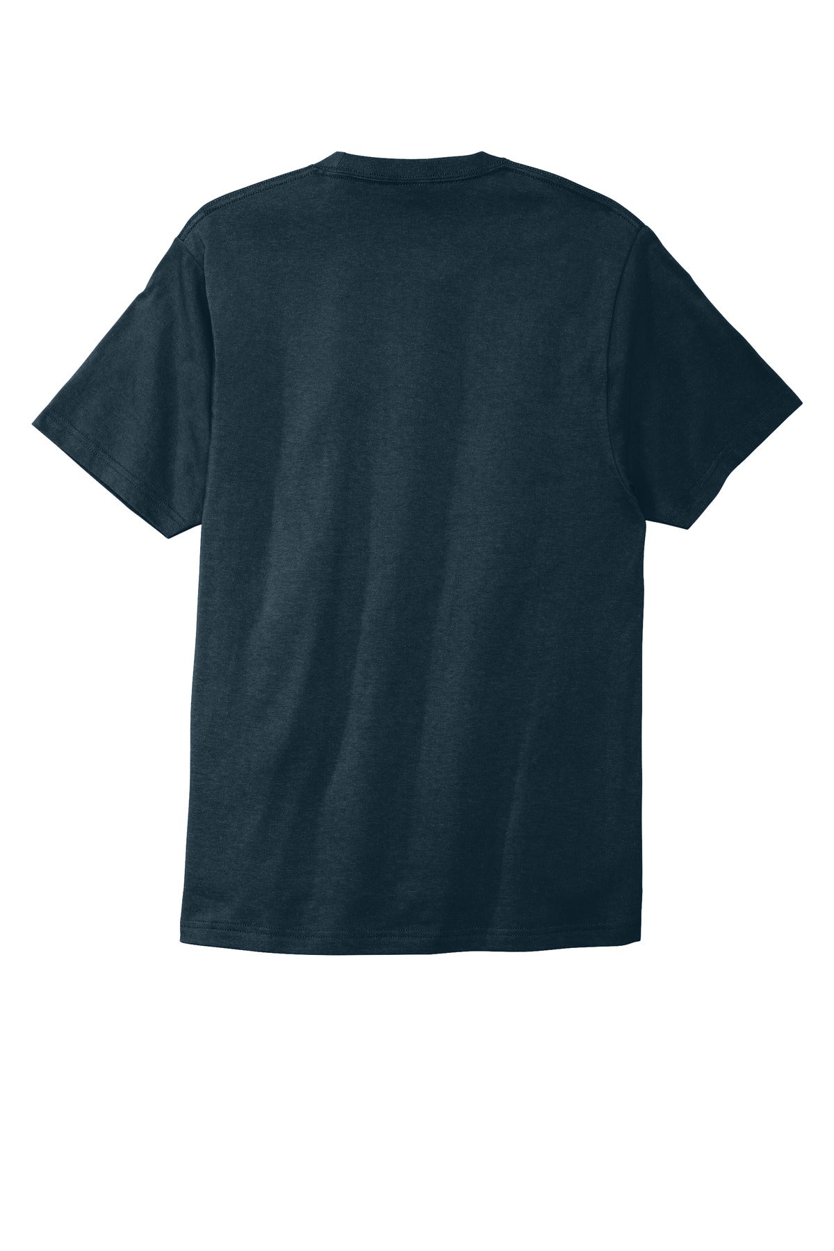Custom Embroidered Port & Co T-Shirts  in Navy Blue