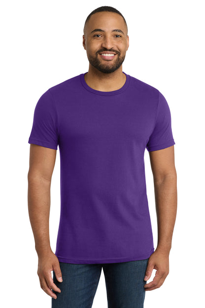 Custom Embroidered Port & Co T-Shirts  in Team Purple