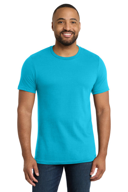 Custom Embroidered Port & Co T-Shirts  in Tidal Wave
