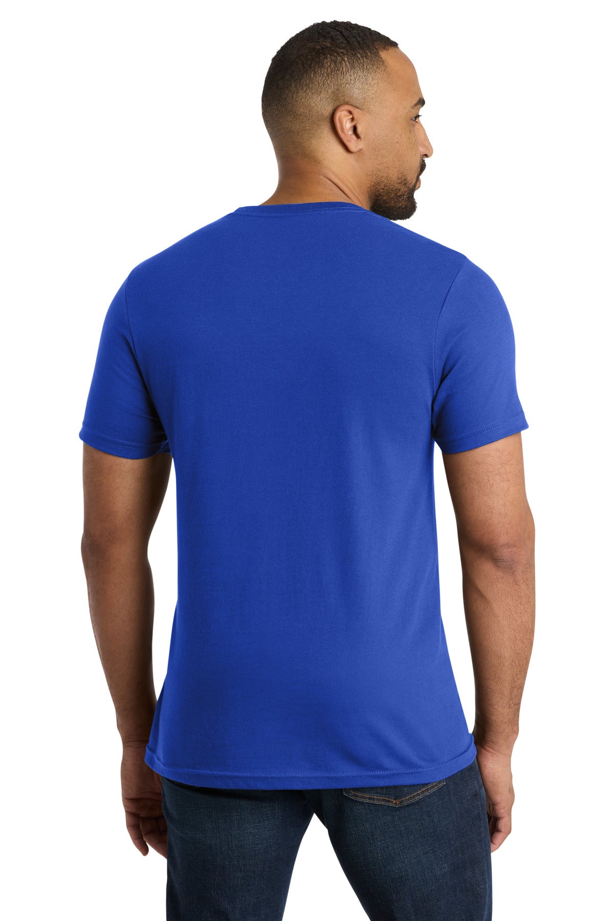 Custom Embroidered Port & Co T-Shirts  in True Royal