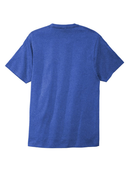 Custom Embroidered Port & Co T-Shirts  in True Royal Heather
