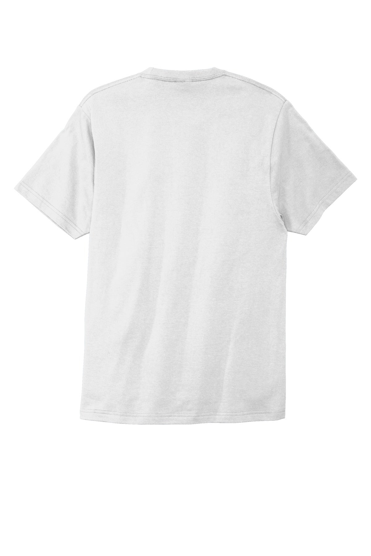 Custom Embroidered Port & Co T-Shirts  in White