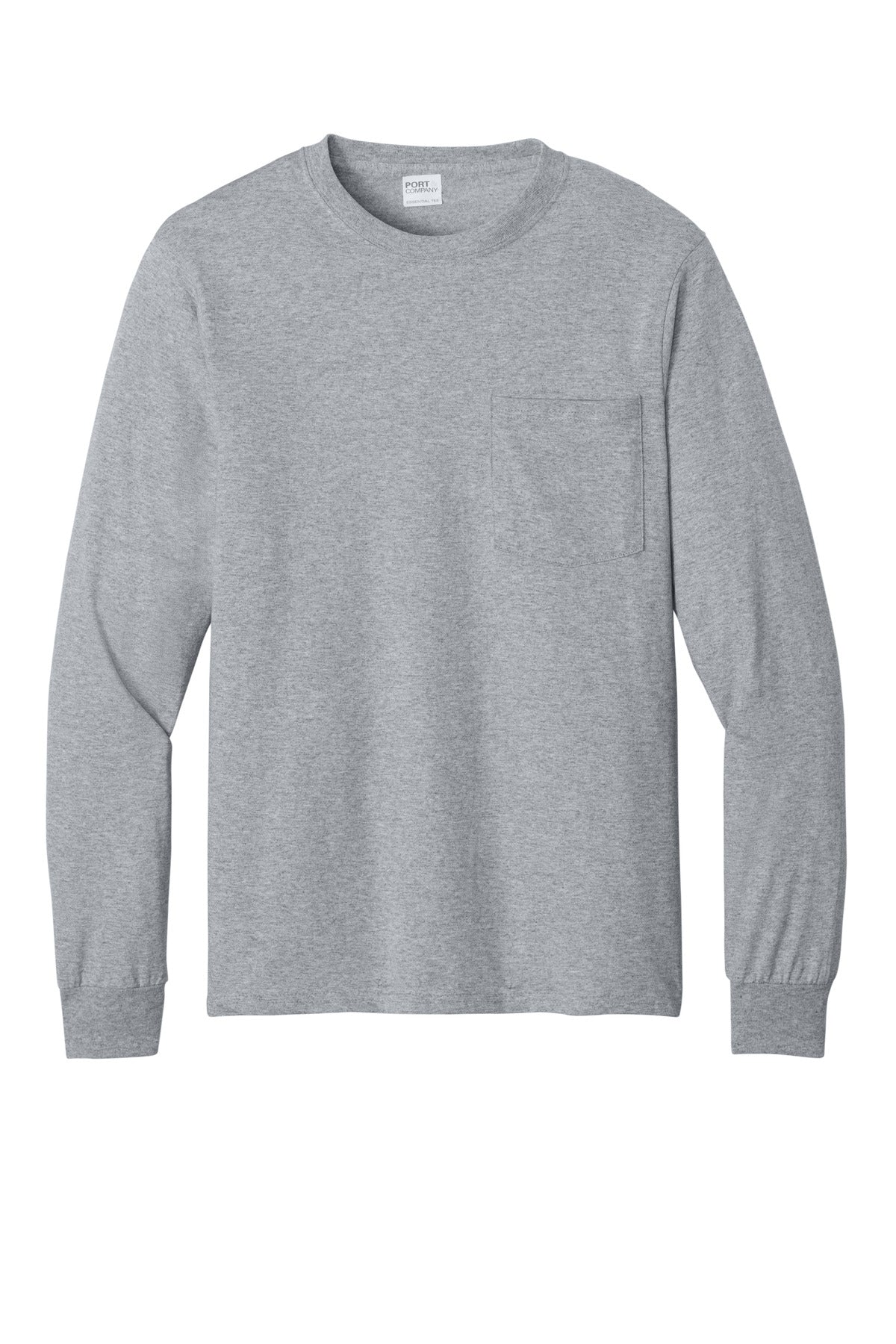 Custom Embroidered Port & Co T-Shirts  in Athletic Heather