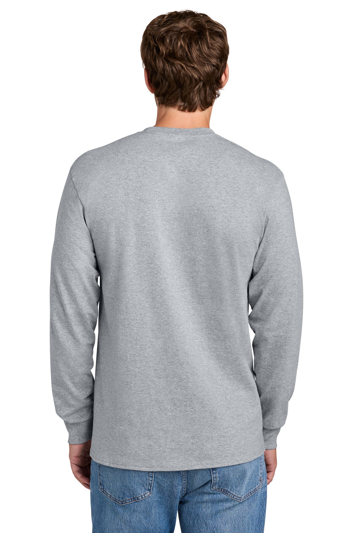 Custom Embroidered Port & Co T-Shirts  in Athletic Heather