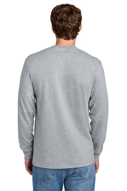 Custom Embroidered Port & Co T-Shirts  in Athletic Heather