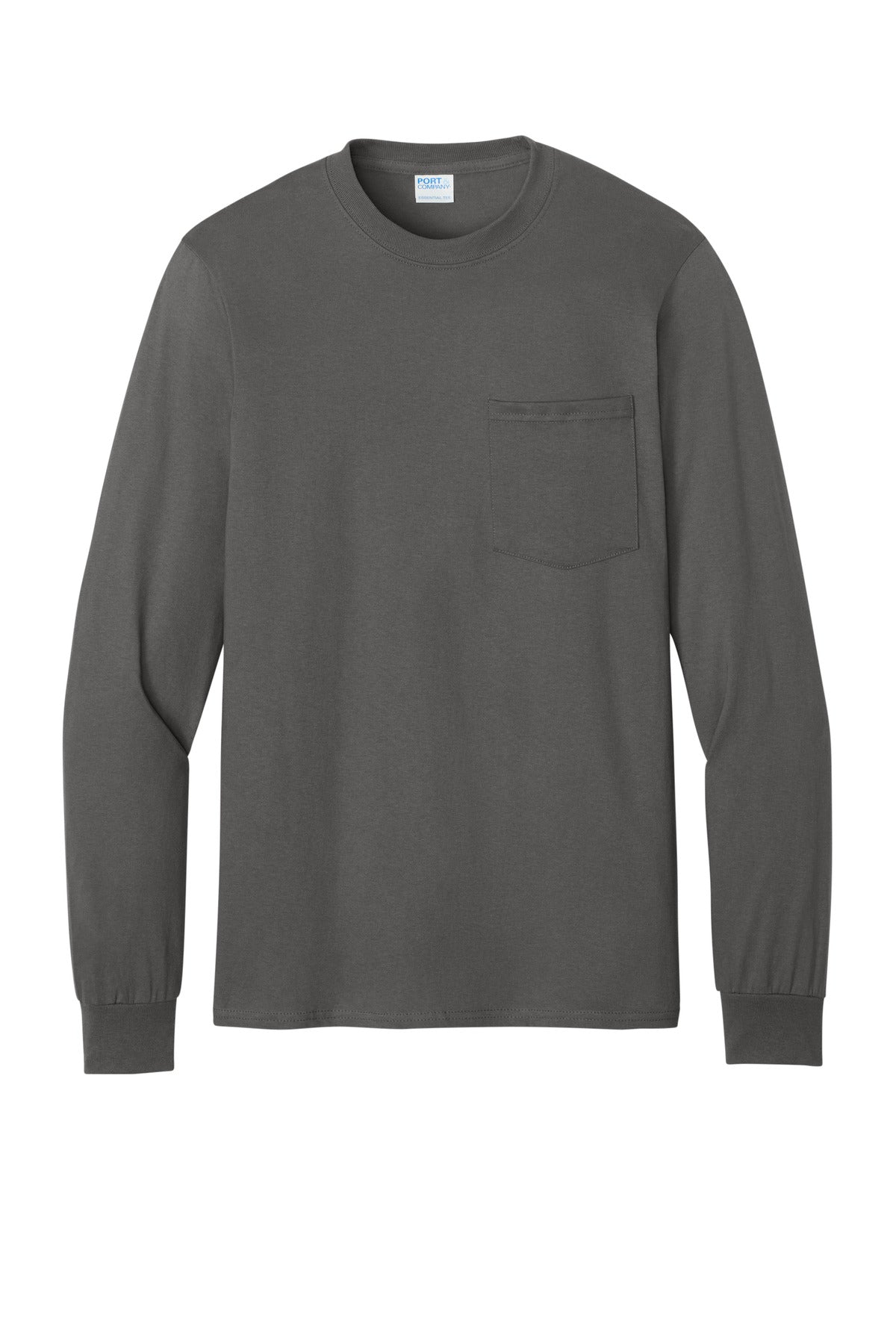 Custom Embroidered Port & Co T-Shirts  in Charcoal