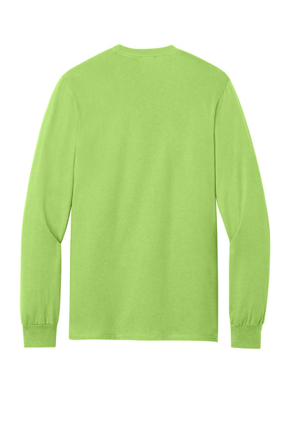Custom Embroidered Port & Co T-Shirts  in Lime
