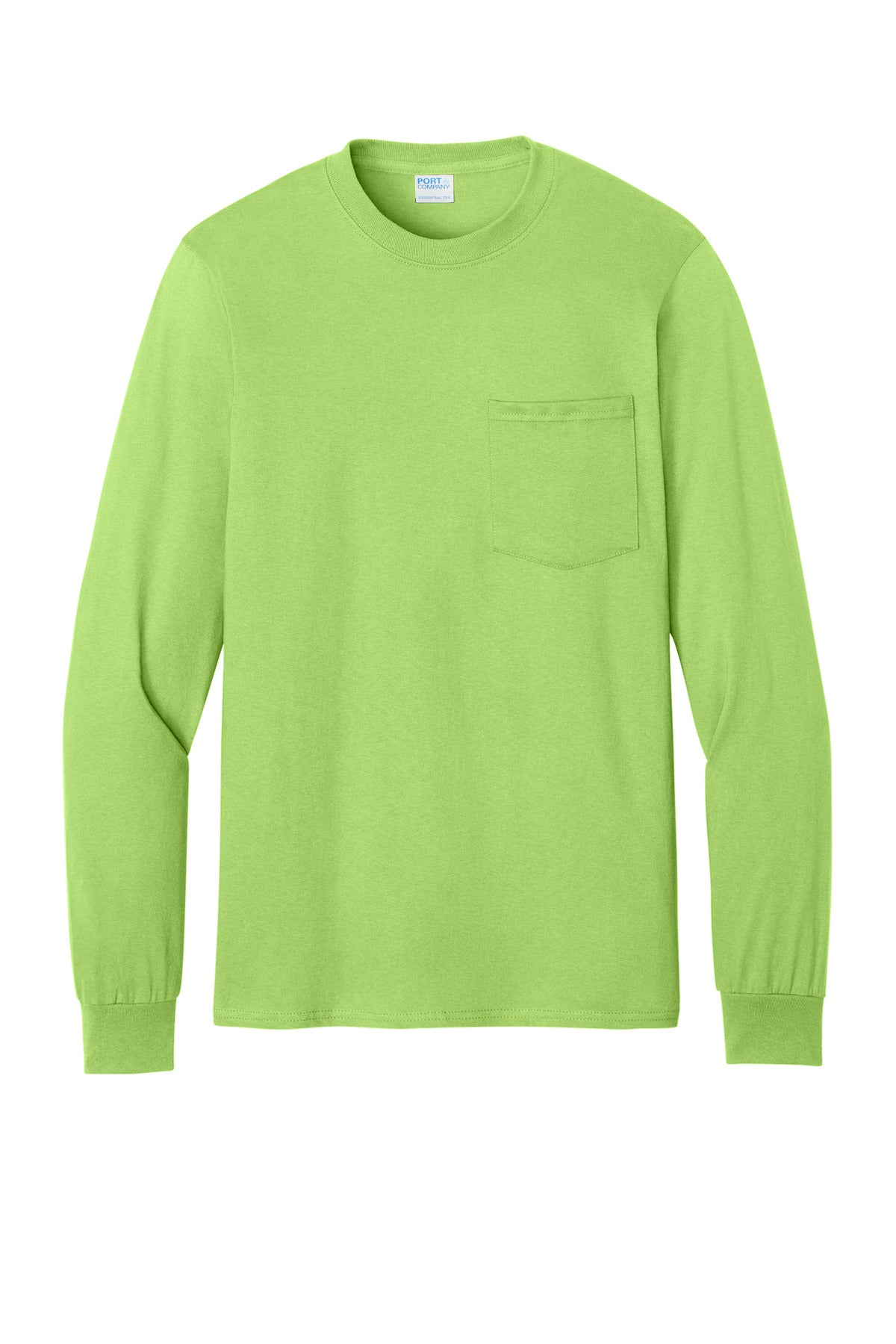 Custom Embroidered Port & Co T-Shirts  in Lime