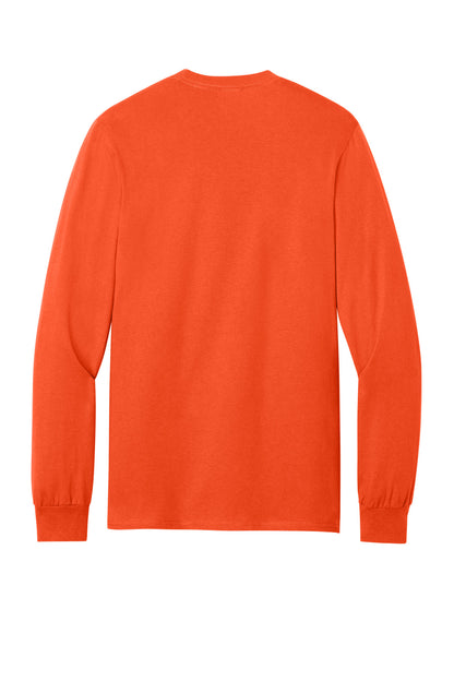 Custom Embroidered Port & Co T-Shirts  in Orange