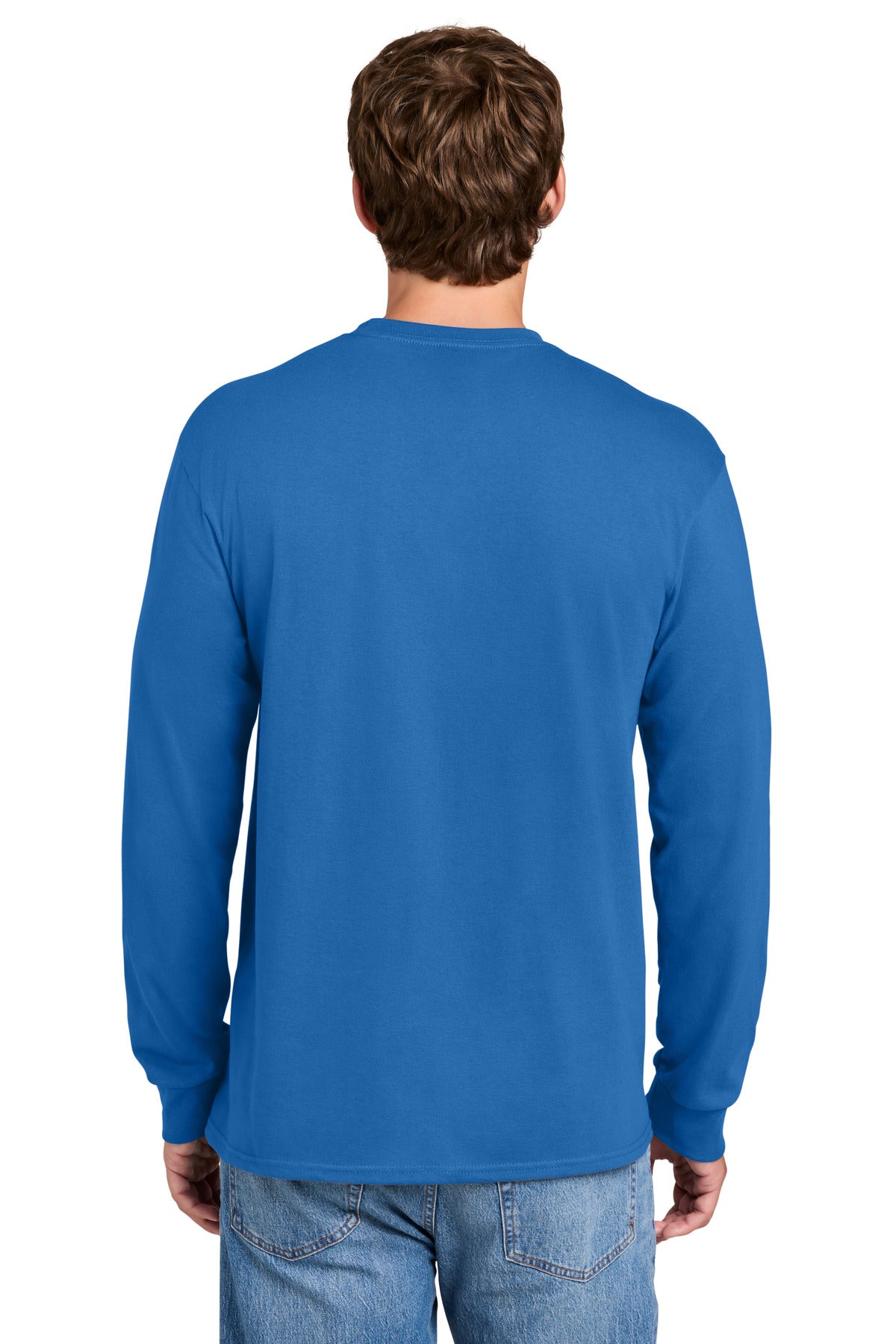 Custom Embroidered Port & Co T-Shirts  in Royal