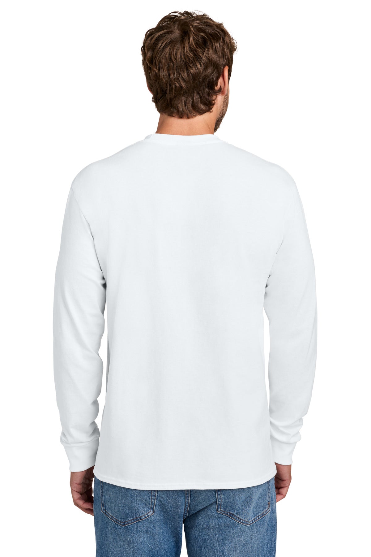 Custom Embroidered Port & Co T-Shirts  in White