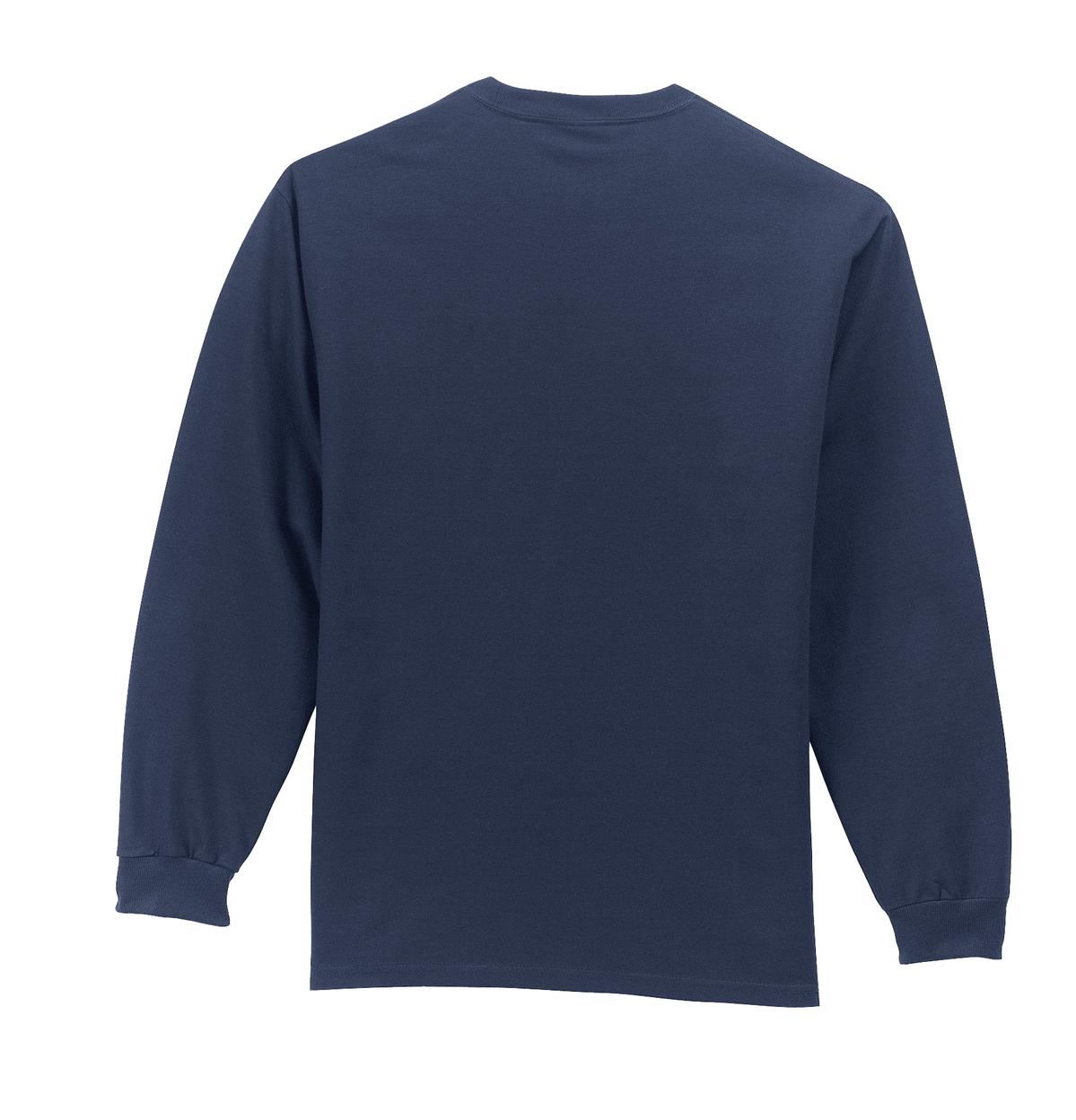 Port & Company Long Sleeve Essential Pocket Tee.  PC61LSP