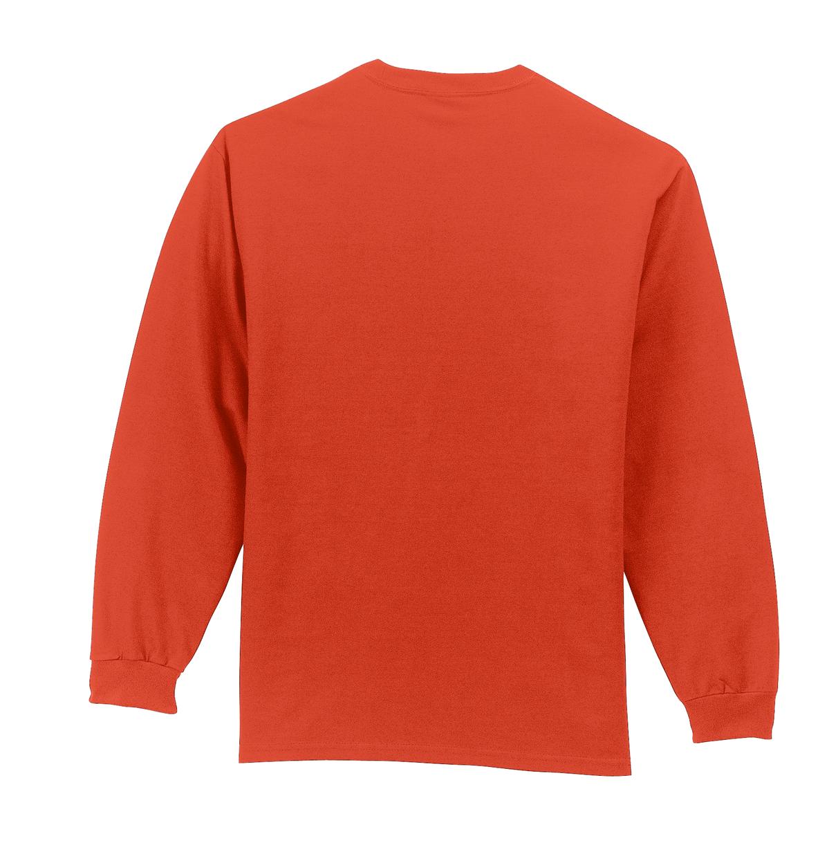 Port & Company Long Sleeve Essential Pocket Tee.  PC61LSP