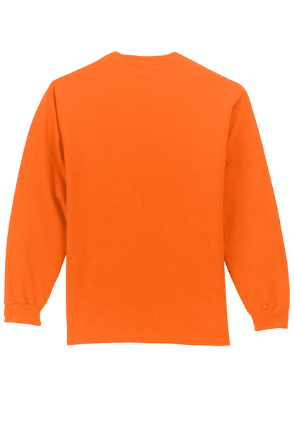 Port & Company Long Sleeve Essential Pocket Tee.  PC61LSP