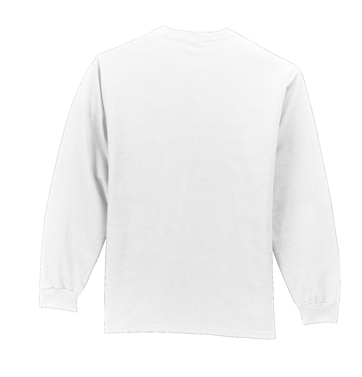 Port & Company Long Sleeve Essential Pocket Tee.  PC61LSP
