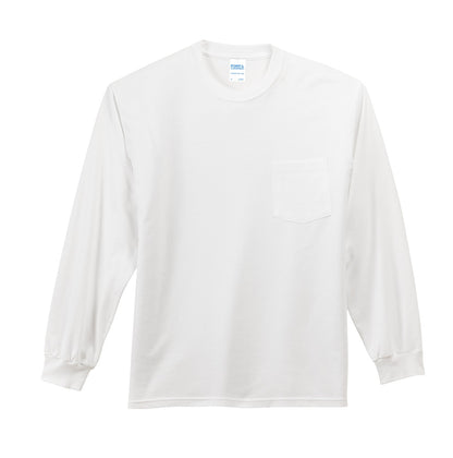 Port & Company Long Sleeve Essential Pocket Tee.  PC61LSP