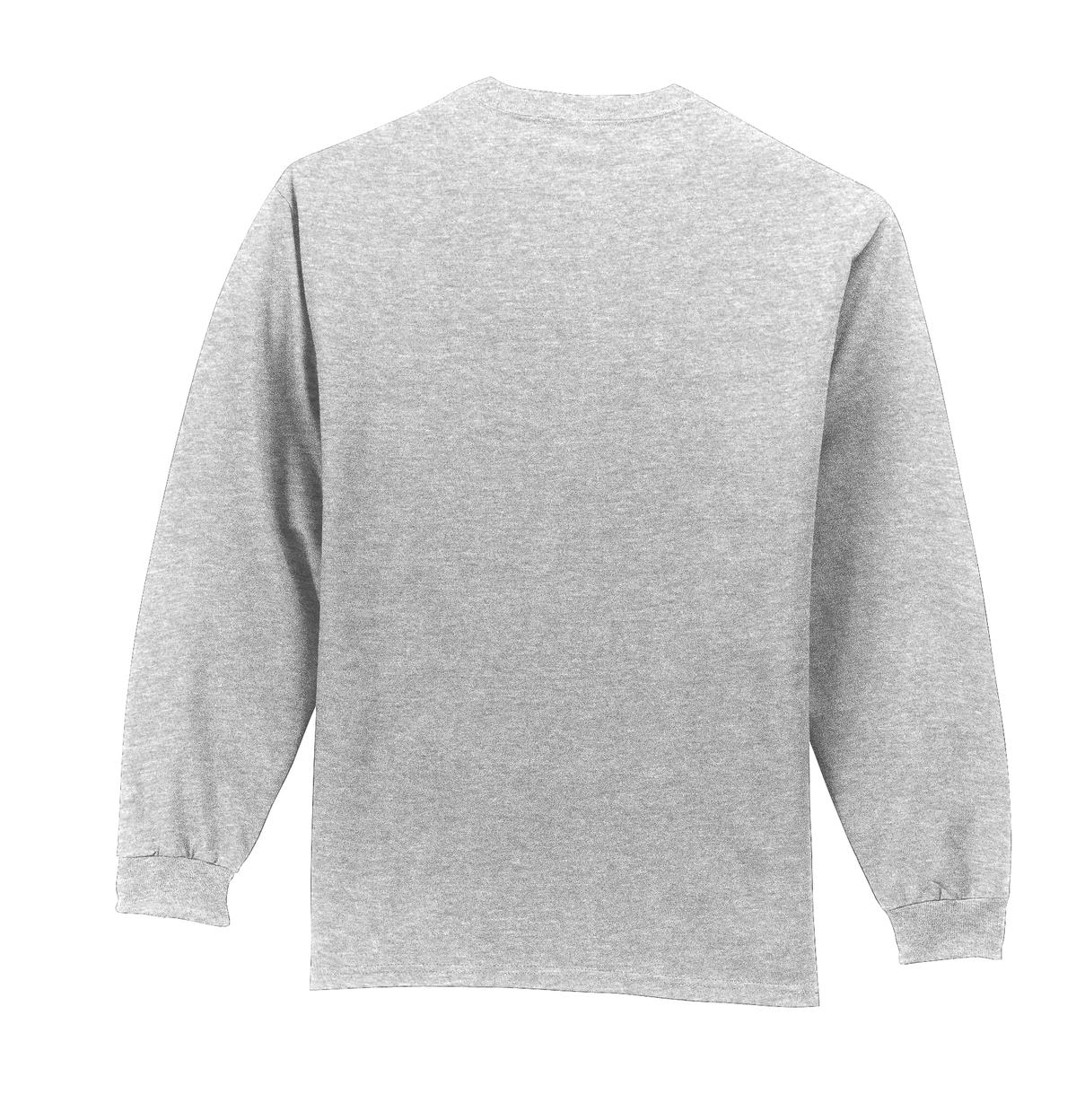Port & Company Long Sleeve Essential Pocket Tee.  PC61LSP