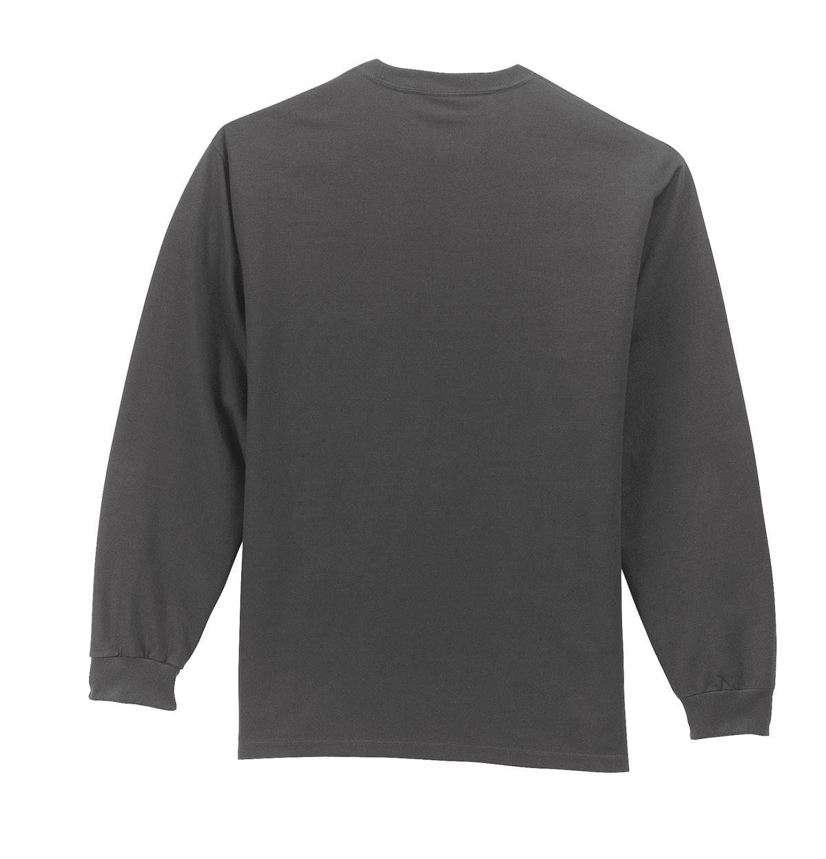 Port & Company Long Sleeve Essential Pocket Tee.  PC61LSP