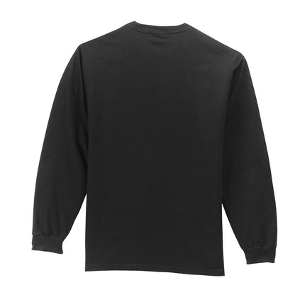 Port & Company Long Sleeve Essential Pocket Tee.  PC61LSP