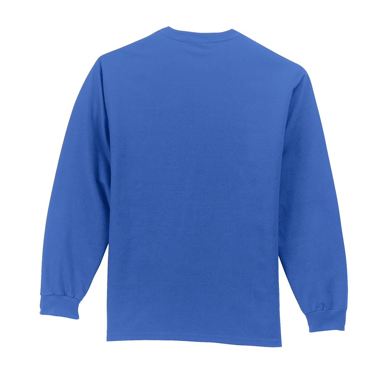 Port & Company Long Sleeve Essential Pocket Tee.  PC61LSP