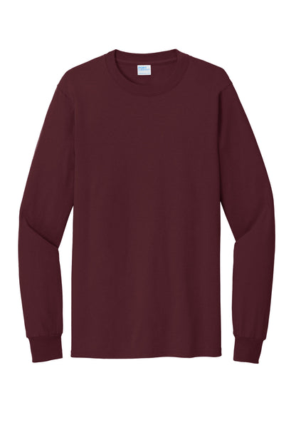 Custom Embroidered Port & Co Clothing in Athletic Maroon