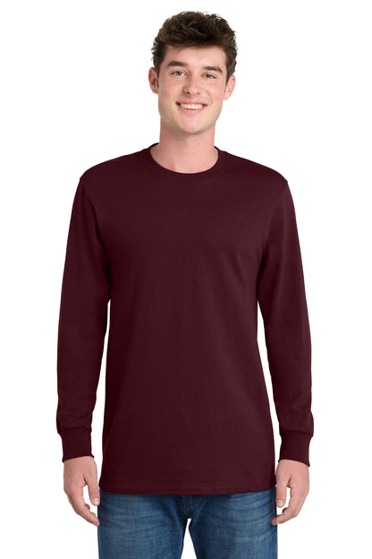 Custom Embroidered Port & Co Clothing in Athletic Maroon