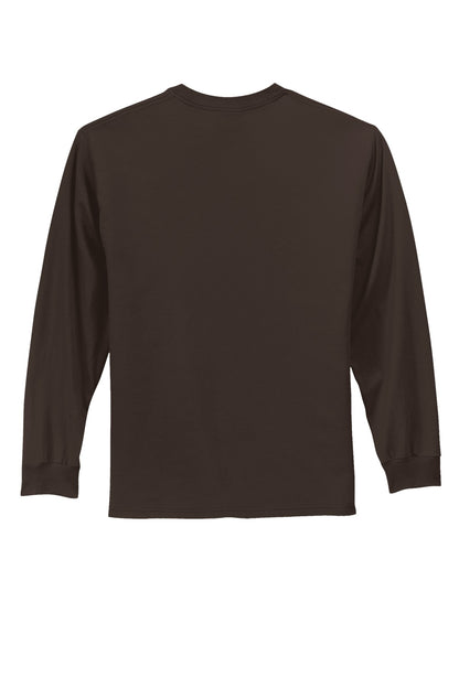Custom Embroidered Port & Co Clothing in Dark Chocolate Brown