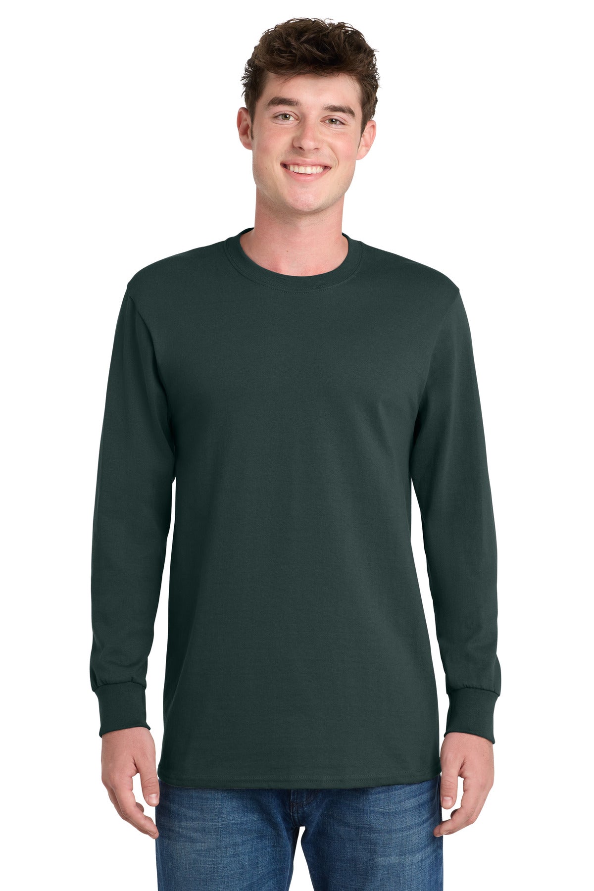 Custom Embroidered Port & Co Clothing in Dark Green