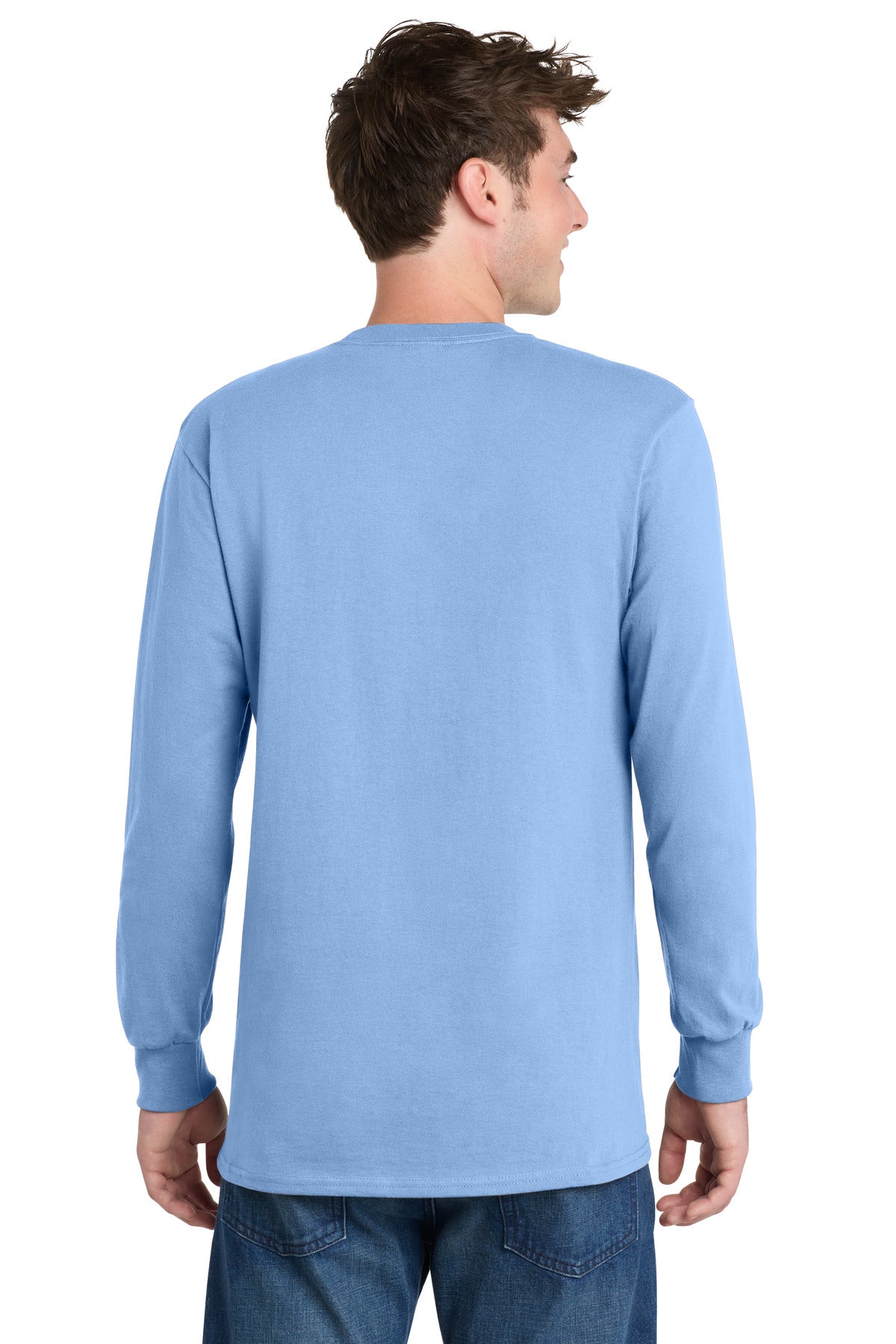 Custom Embroidered Port & Co Clothing in Light Blue