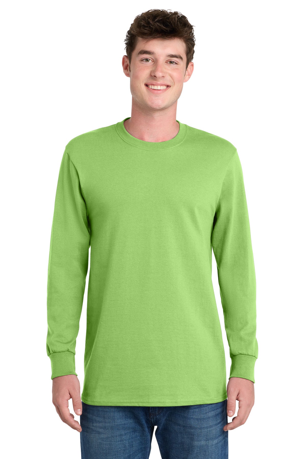 Custom Embroidered Port & Co Clothing in Lime