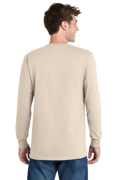 Custom Embroidered Port & Co Clothing in Natural