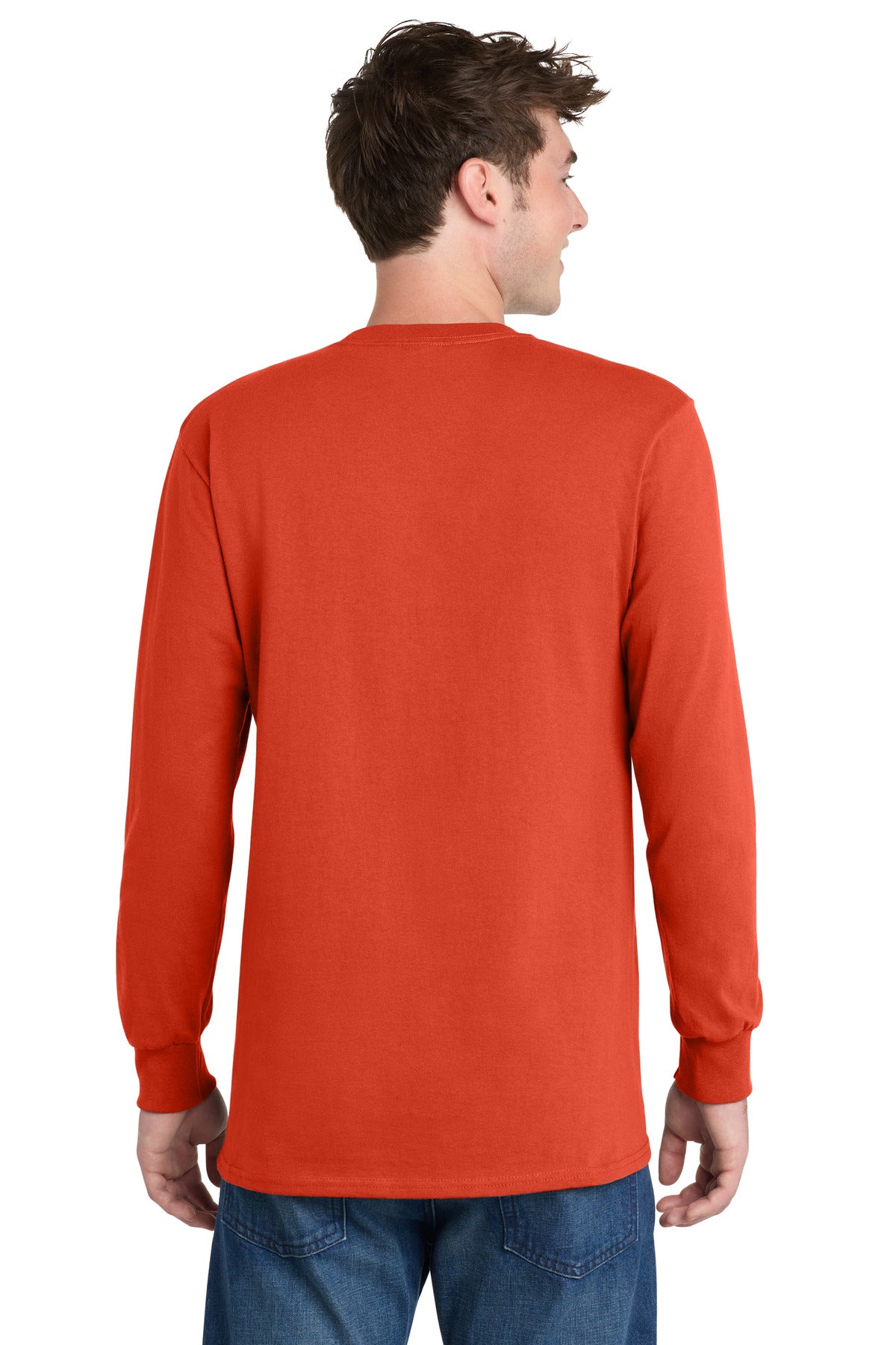 Custom Embroidered Port & Co Clothing in Orange