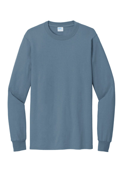 Custom Embroidered Port & Co Clothing in Stonewashed Blue