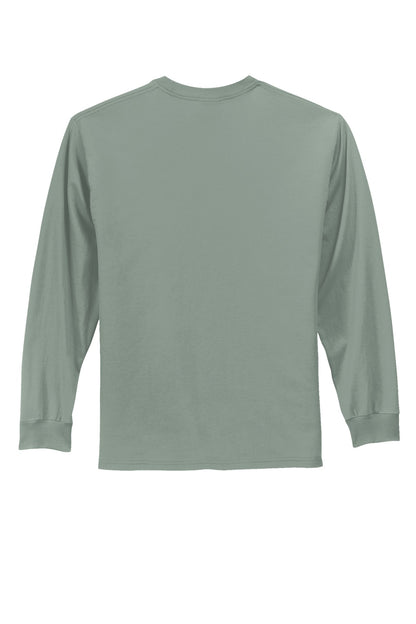 Custom Embroidered Port & Co Clothing in Stonewashed Green