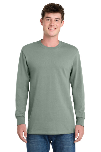 Custom Embroidered Port & Co Clothing in Stonewashed Green